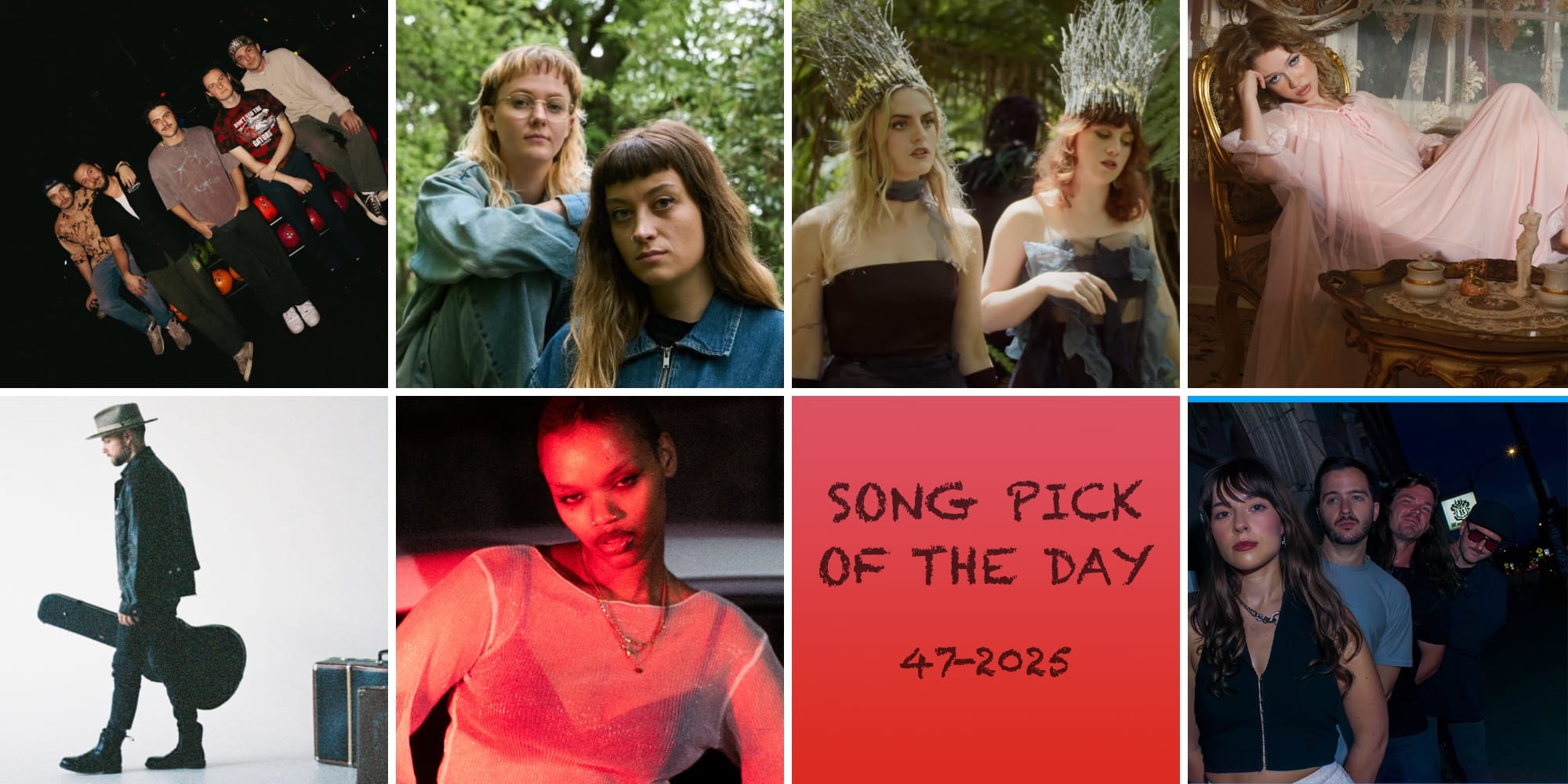 Krooked Kings, Sunflower Thieves, Charm Of Finches, Mollie Elizabeth, Ásgeir, Laeeqa, and Poster Girl