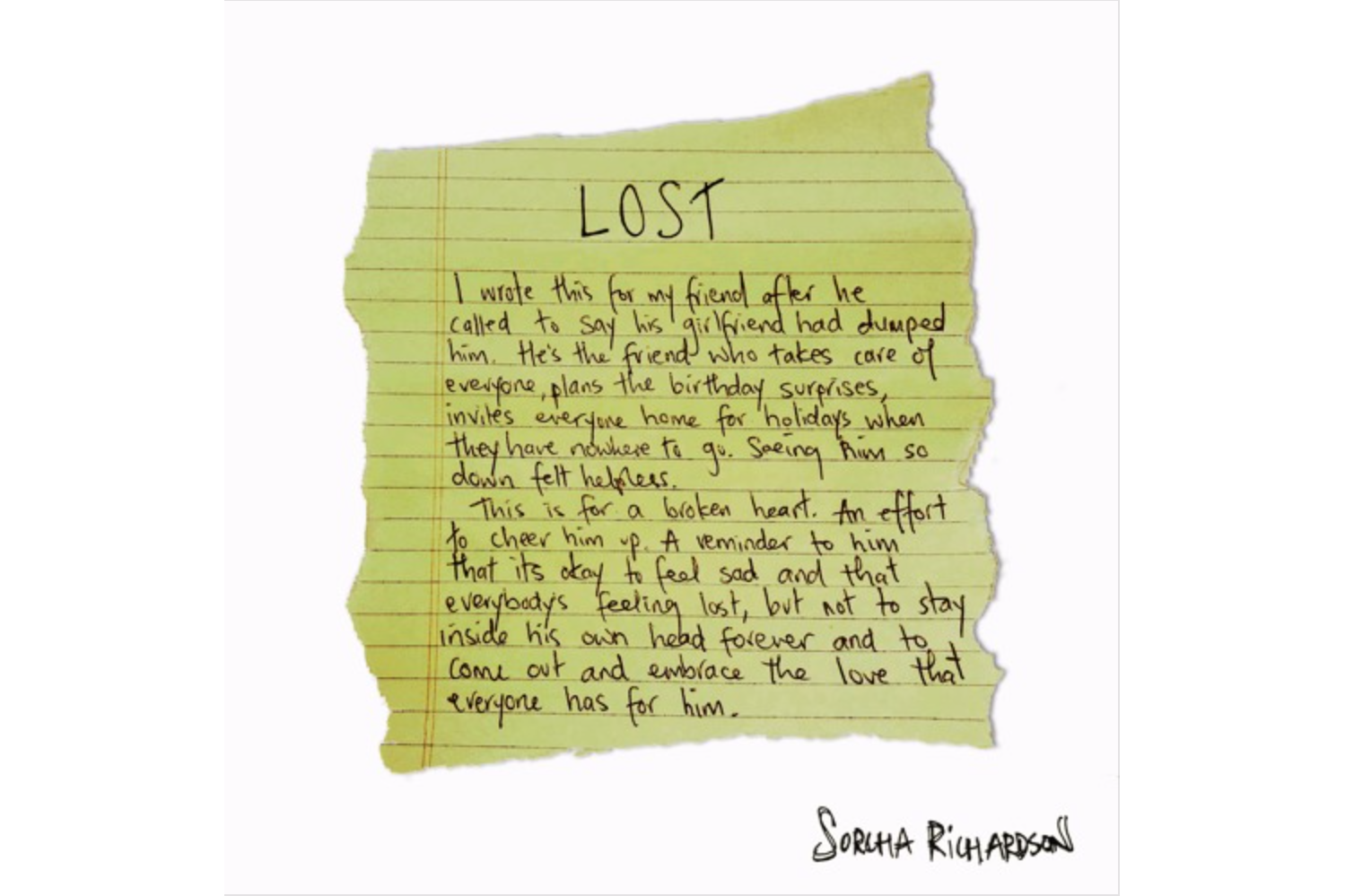 SONG PICK: Sorcha Richardson - Lost